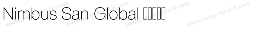 Nimbus San Global字体转换